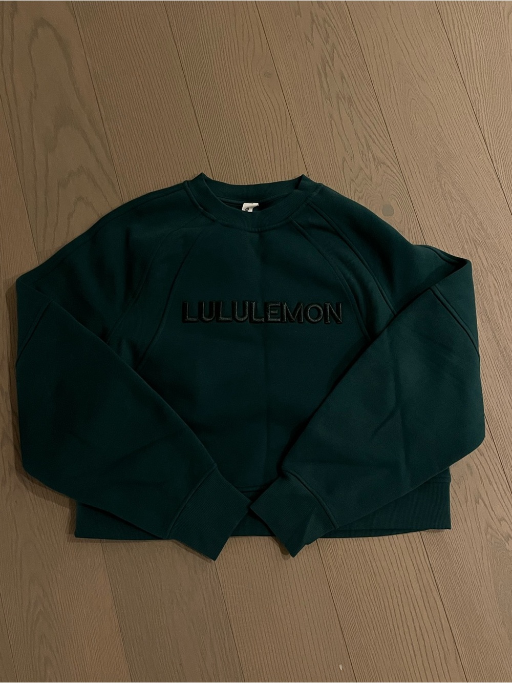 lululemon athletica Dark Green Crewneck Sweater